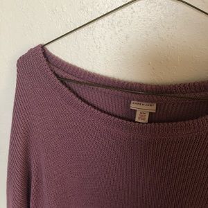 semi-cropped blush pink sweater